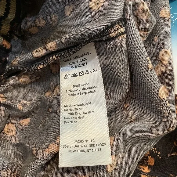 Jachs Girlfriend Floral Paper Bag High Waist Pull On Culotte Shorts NWT - Picture 15 of 16